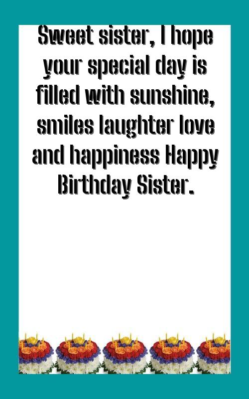 birthday wishes for my kid sister